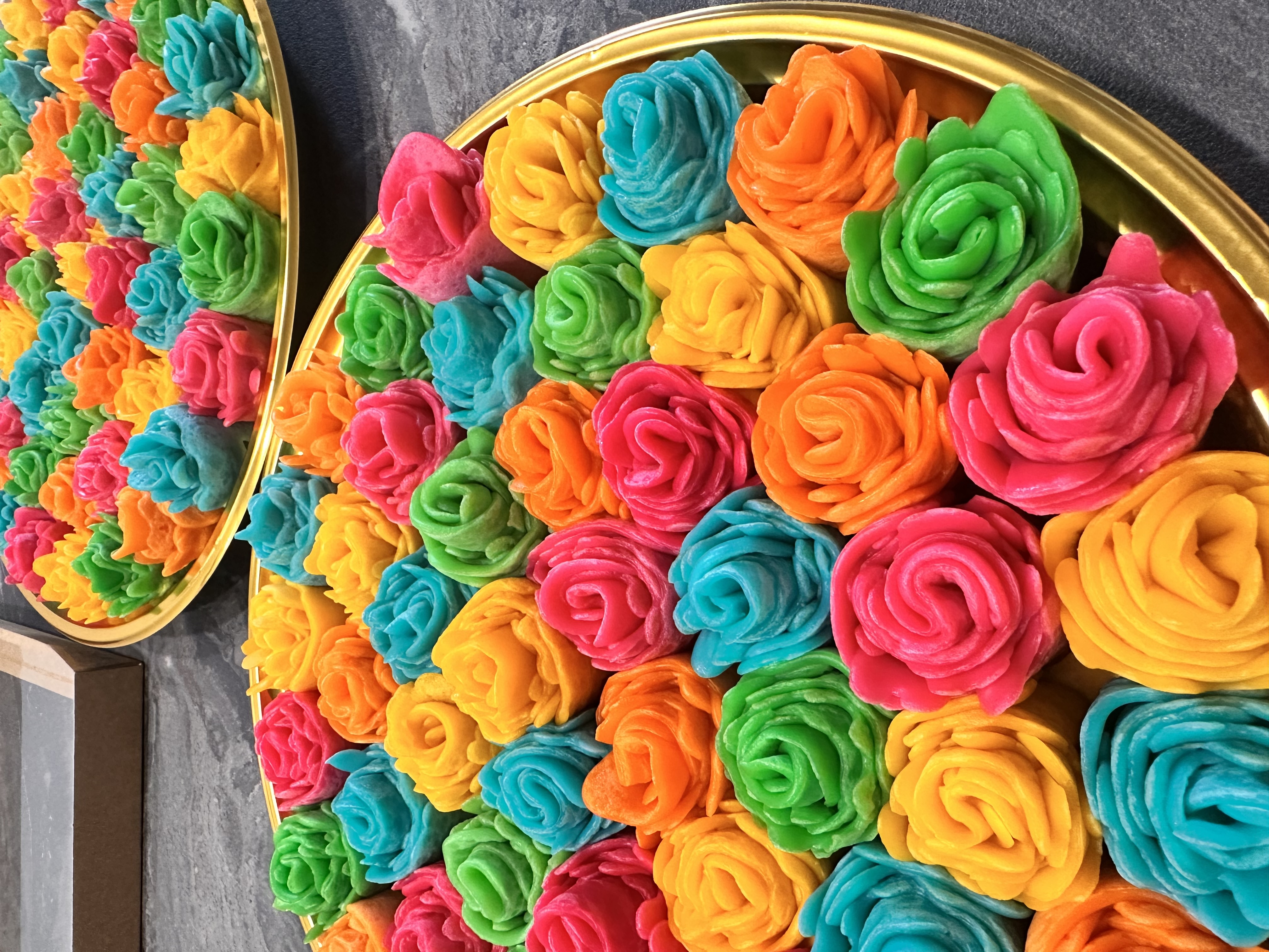 50pcs Roti Kirai Bunga Combo Set