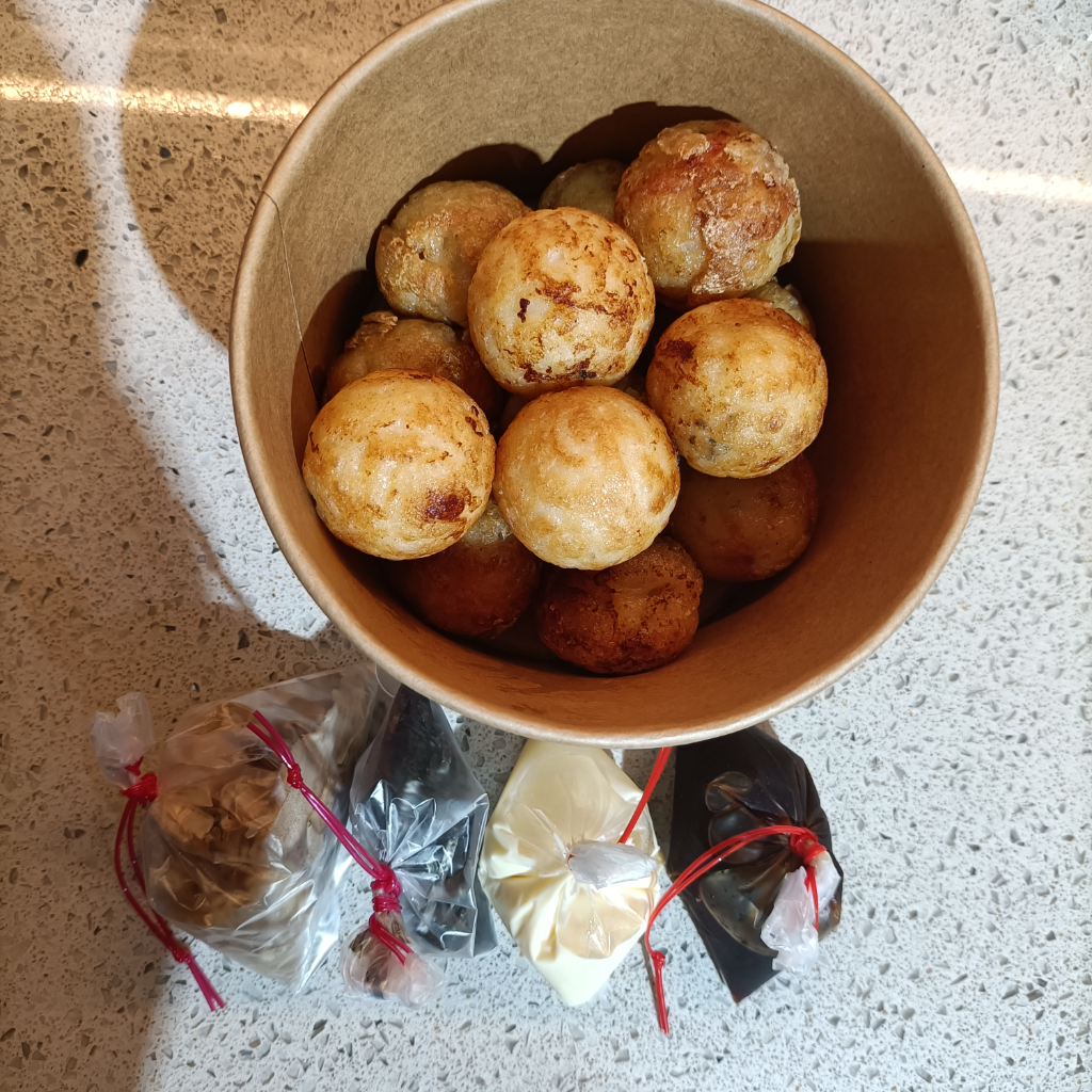 Takoyaki All Prawn or All Sotong