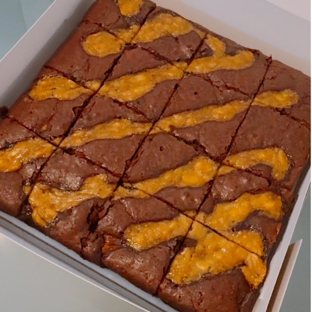 7” Size - Banana Choco. Brownies