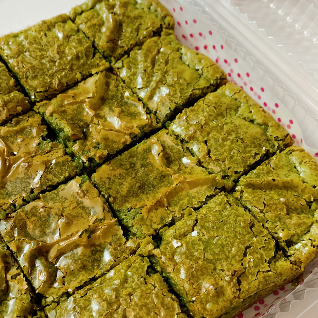 7” Size - Premium Uji Matcha Brownies