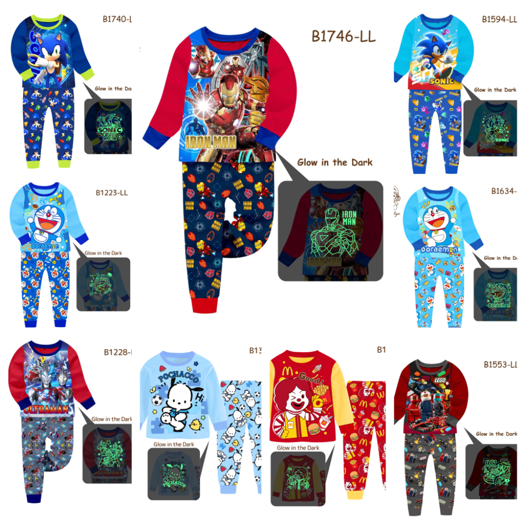 Clearance Barbieliya Boys Pyjamas 3Yrs Glow in the Dark