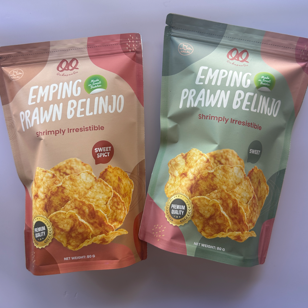 Emping PRAWN Belinjo Sweet & Spicy ZIPLOCK