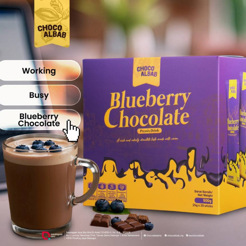 Blueberry Chocolate Premix Drink
