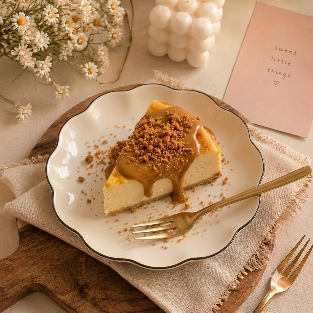 Sliced Cheesecake - Biscoff