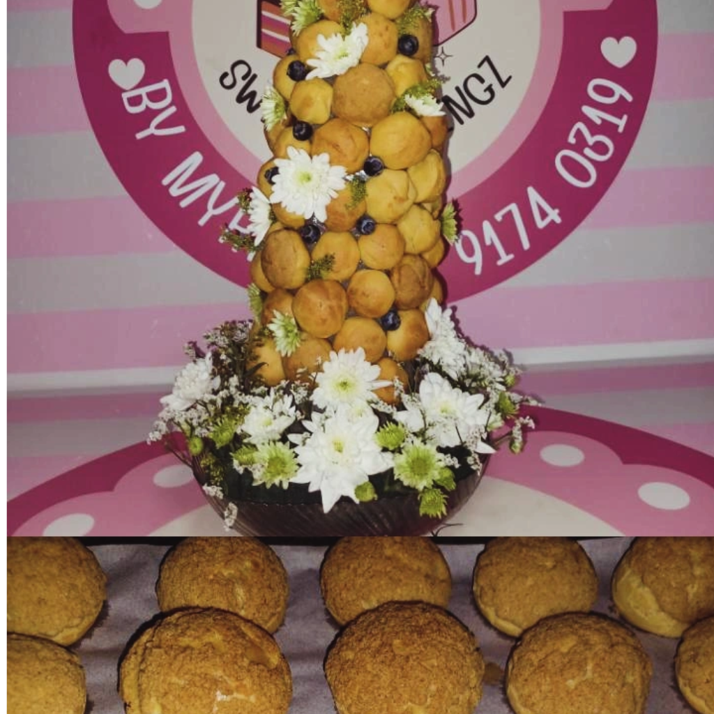Cream/Custard Choux Pastry Tower
