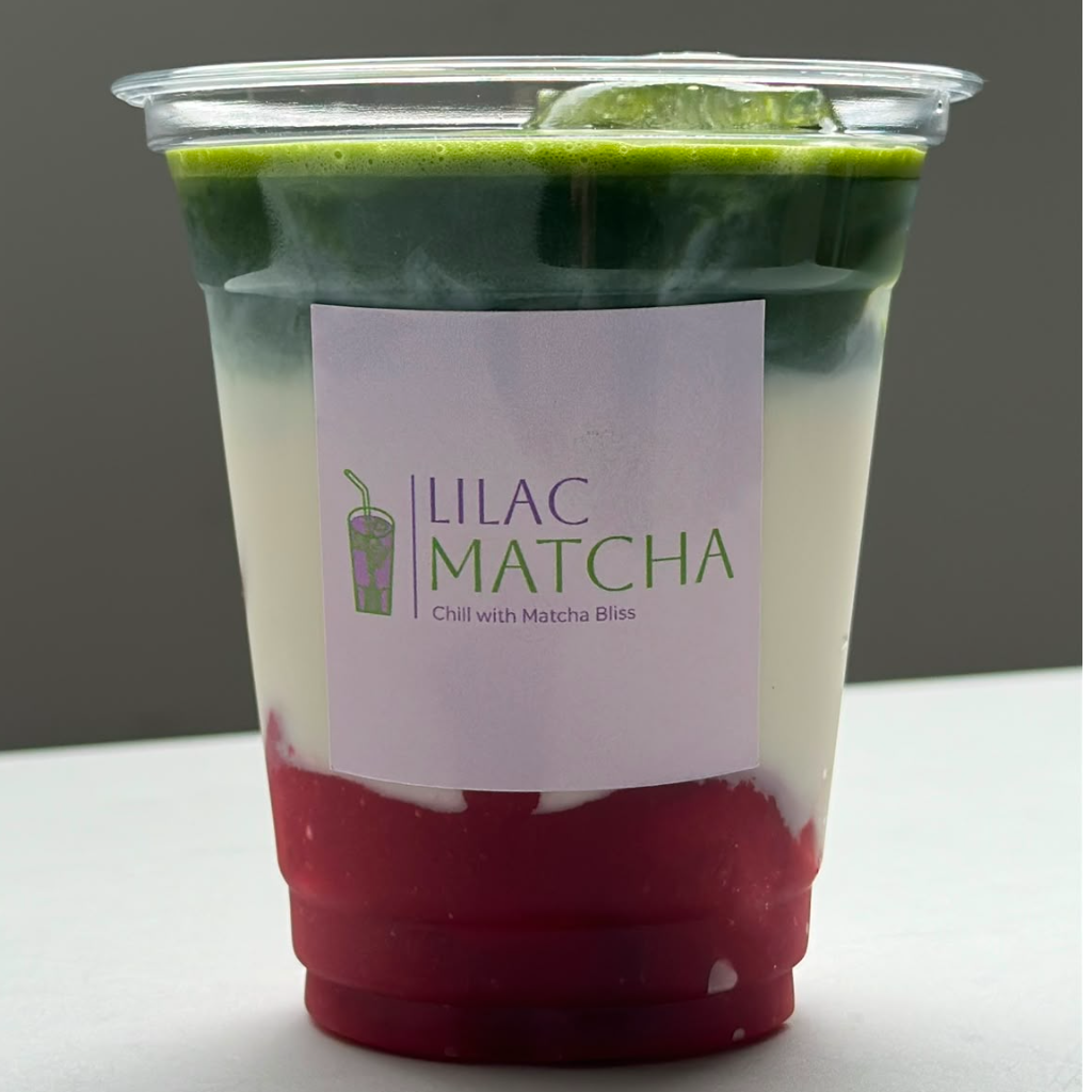 Premium Iced Strawberry Matcha Latte