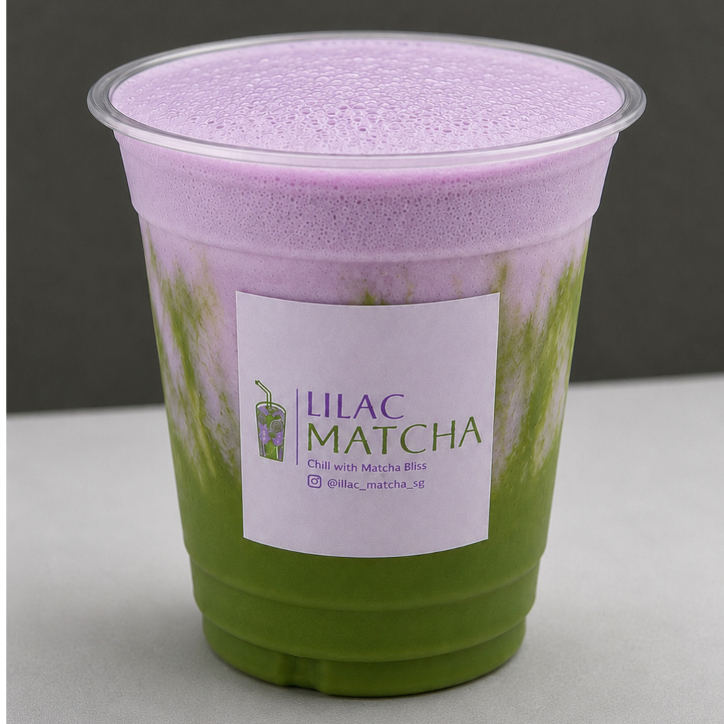Signature Iced Lilac Matcha Latte