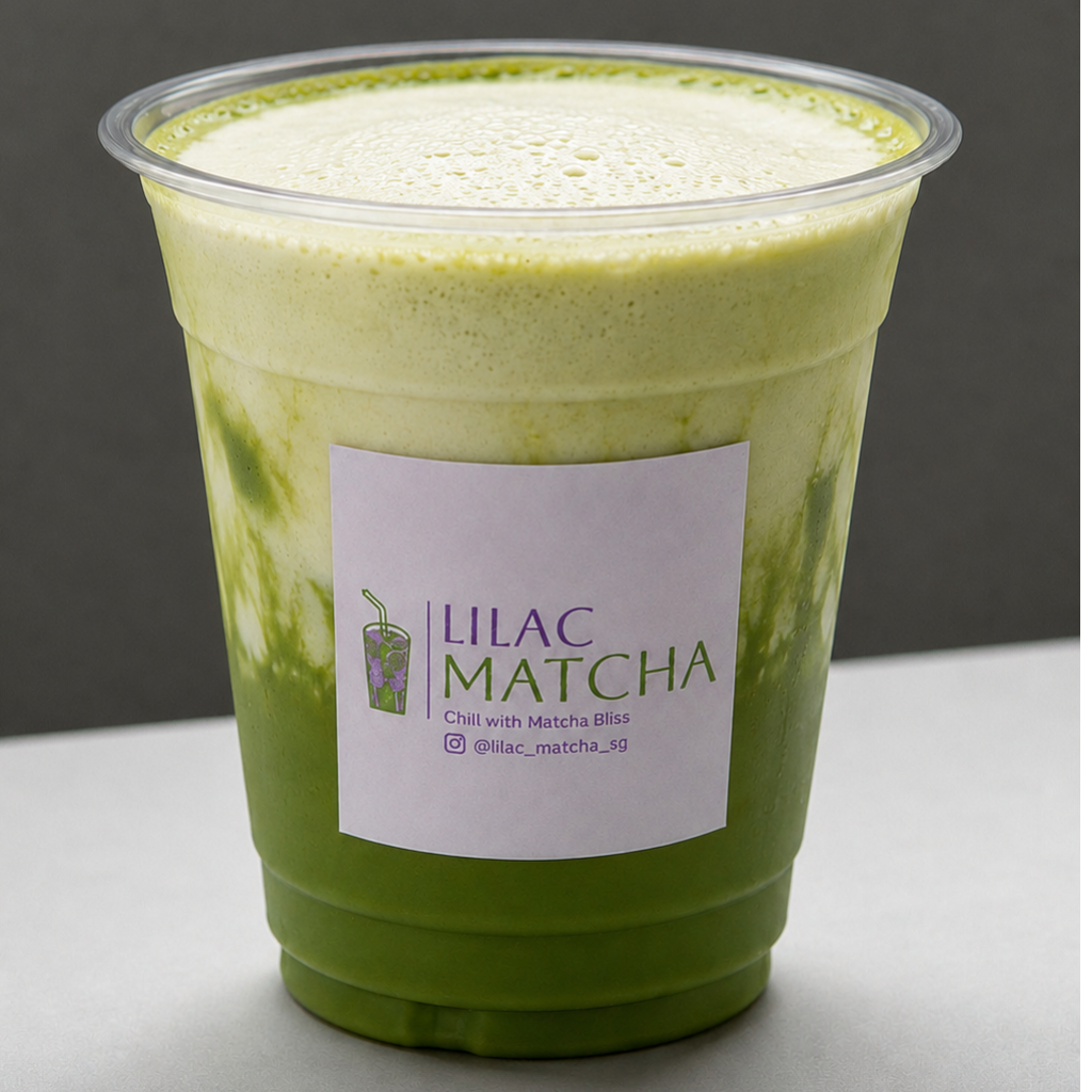 Creamy Iced Matcha Latte