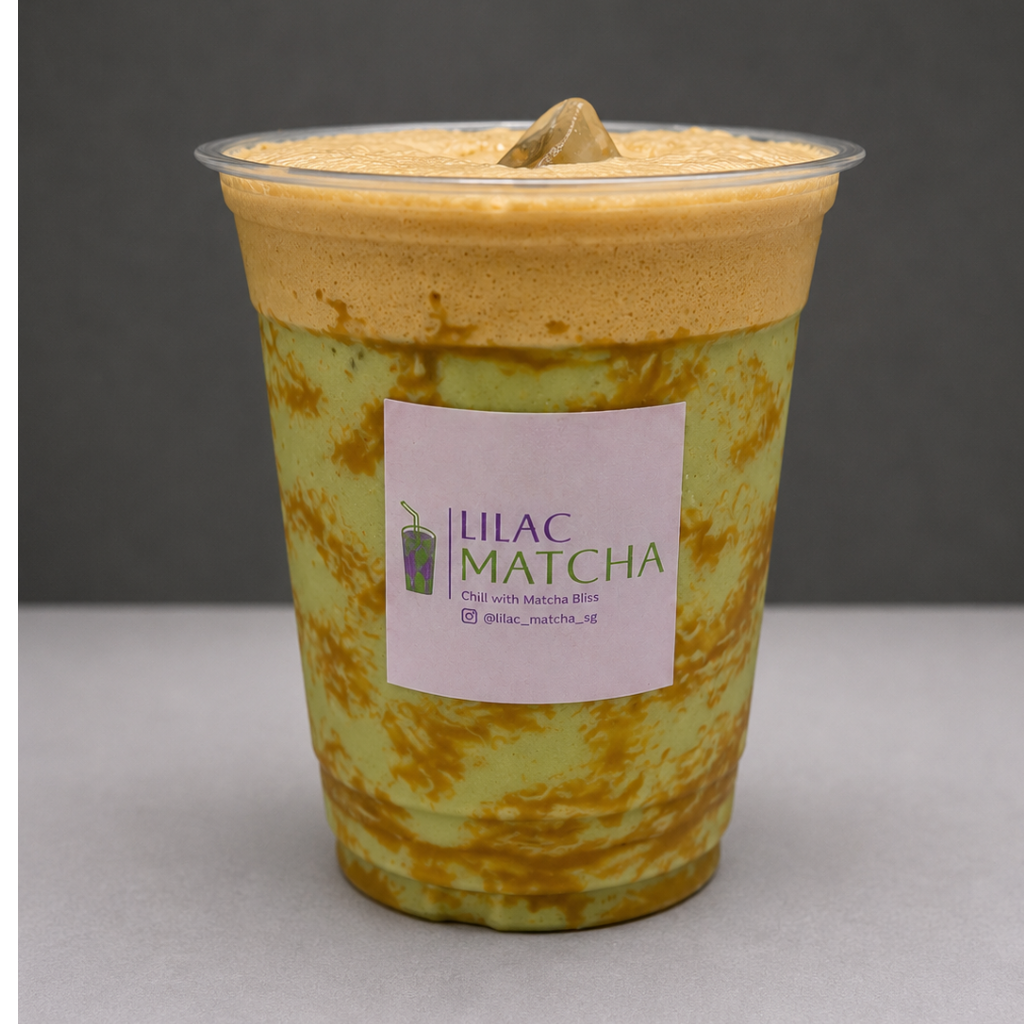 Biscoff Matcha Latte