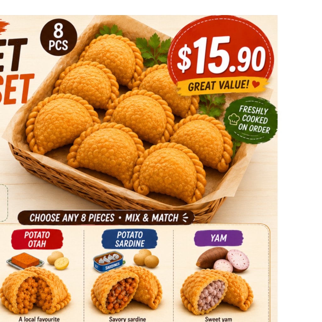 8pcs Curry Puff