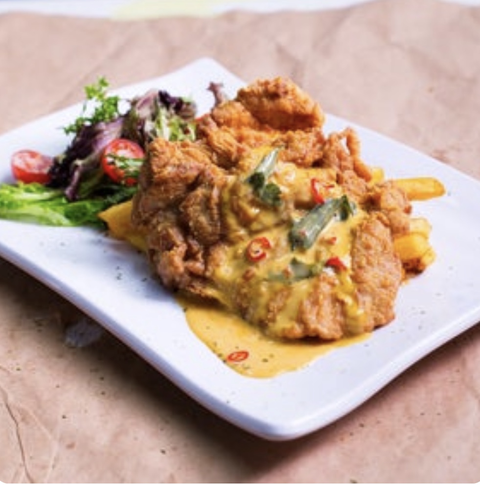 Golden Salted Egg Crispy Chicken
