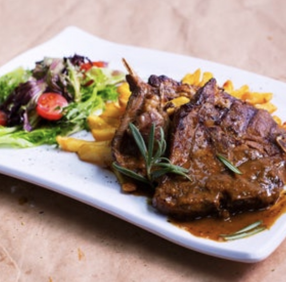 Black pepper Rosemary Grilled Lamb Chop