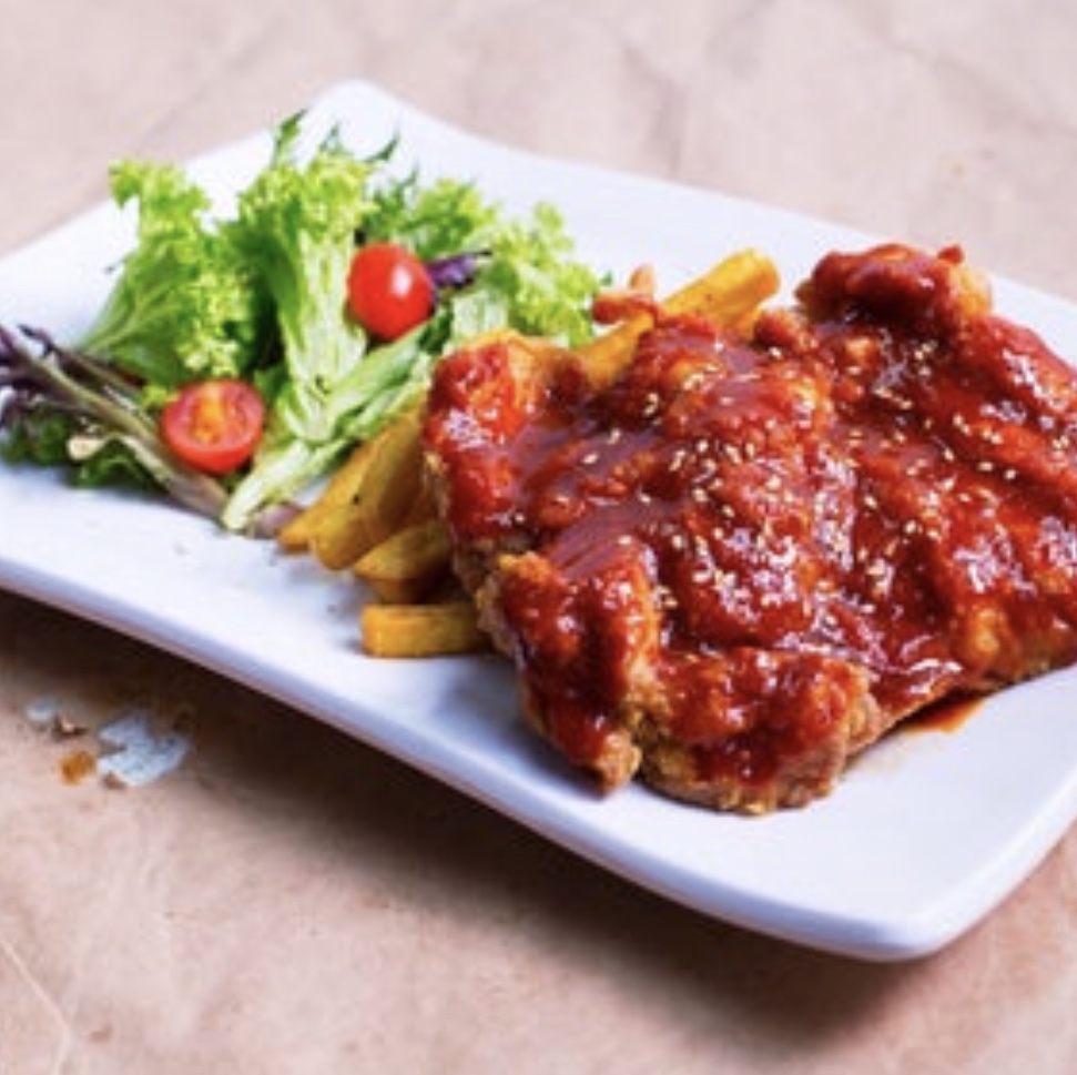 Korean Hot & Spicy Crispy Chicken