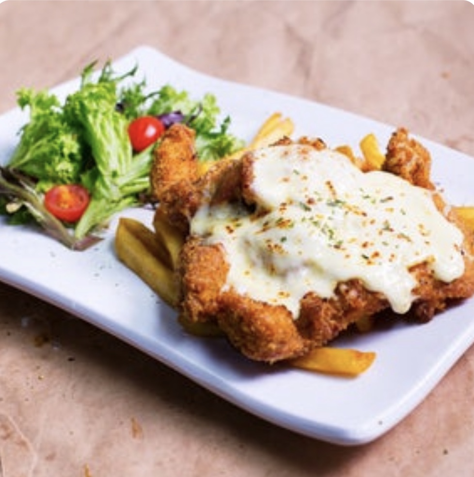 Mozzarella cheese crispy chicken