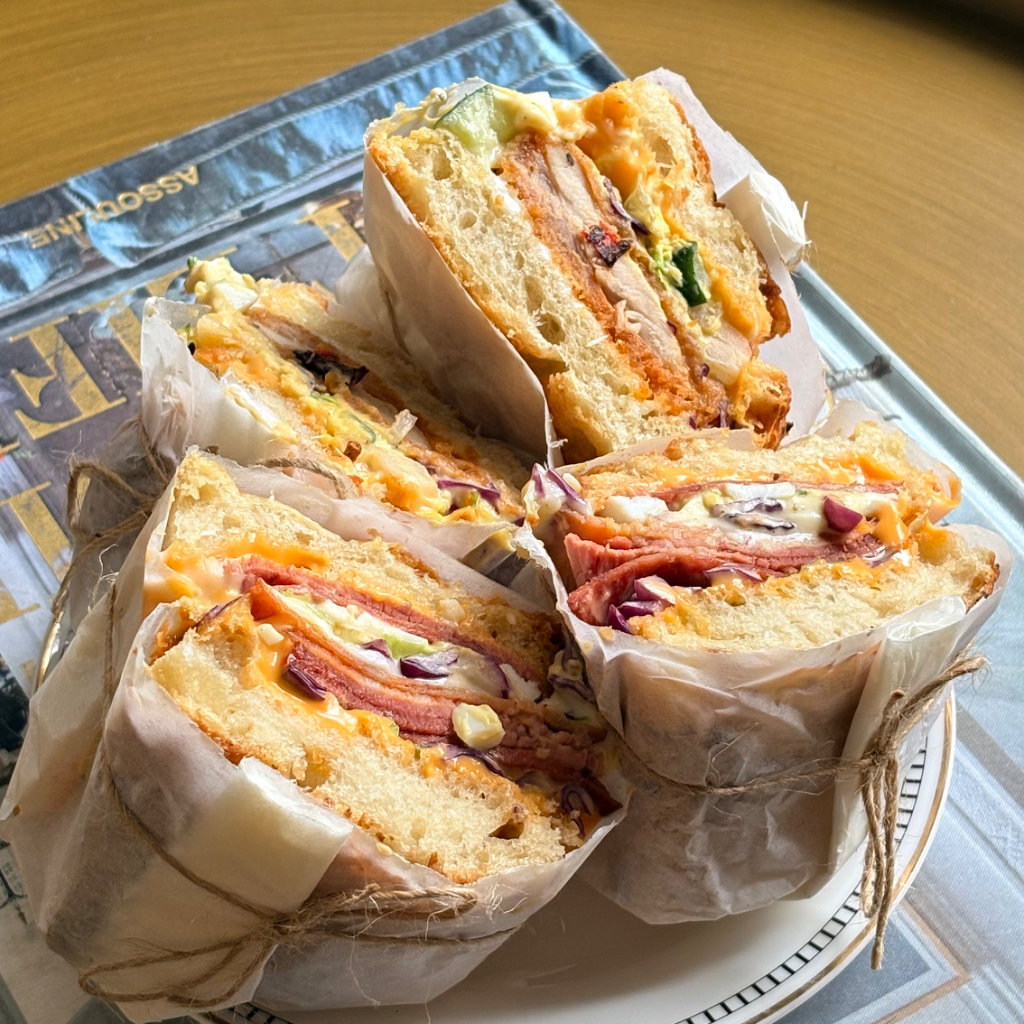 Combo Beef/Chicken Focaccia Sandwich