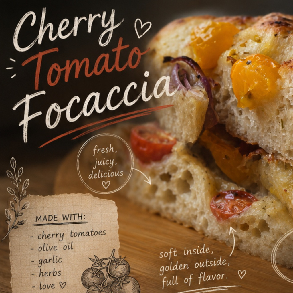 Cherry Tomato Focaccia