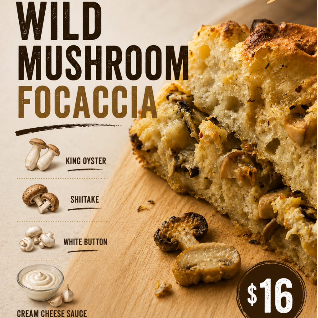 Wild Mushroom Focaccia