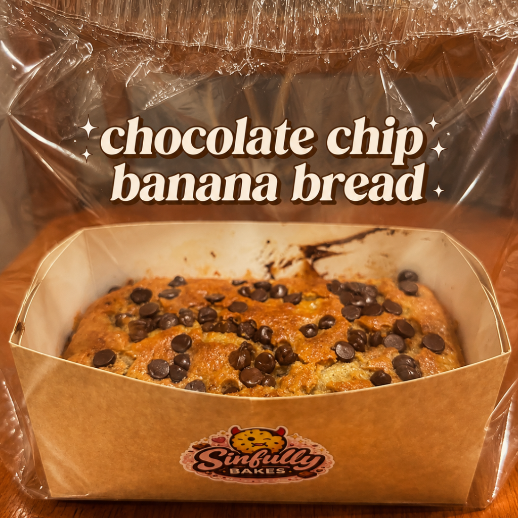 Chocolate Chip Banana Bread (Set of 2 Loaves)