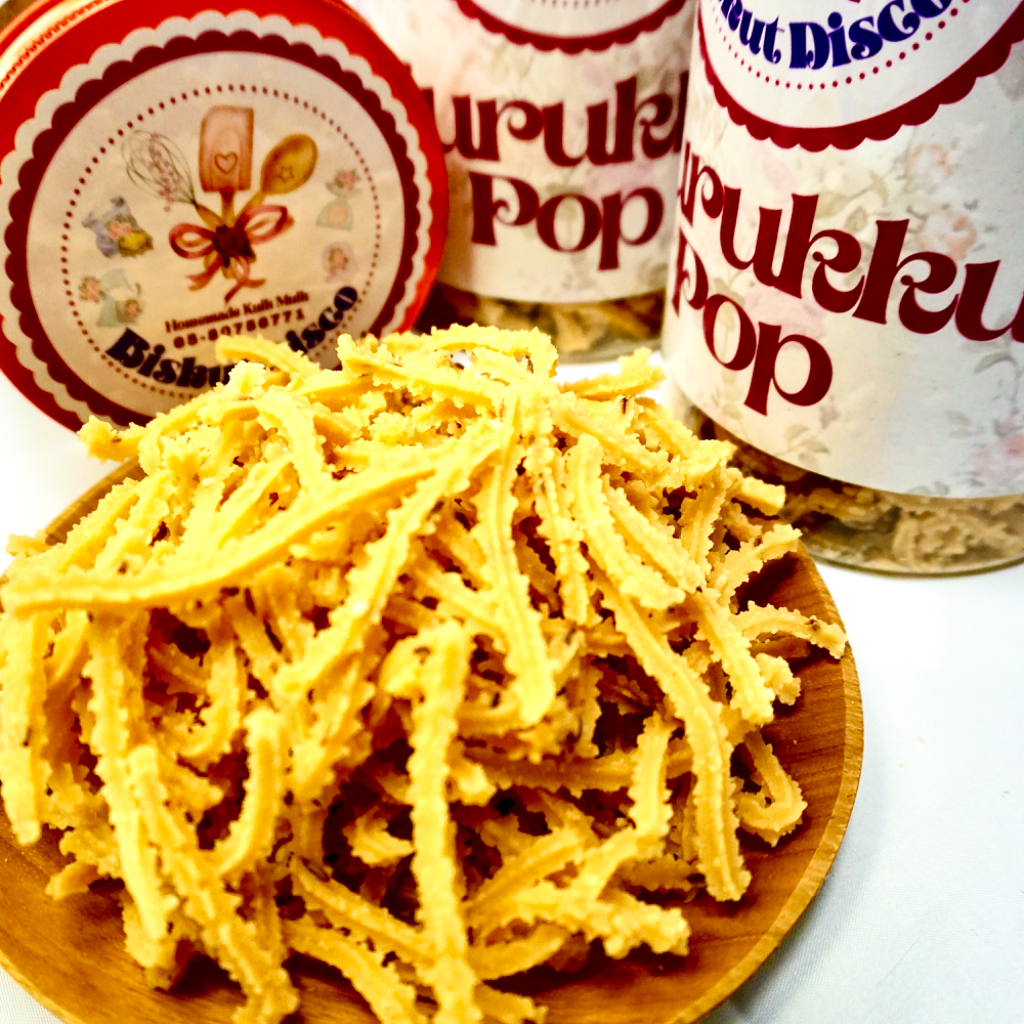 Butter Murukku Pop / South Indian Fried Twisted Savoury (Pre-Order)