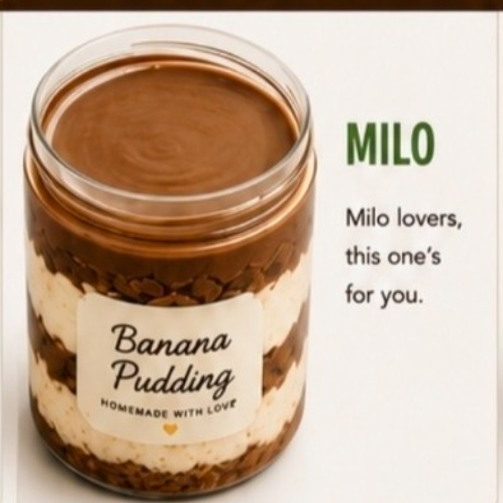 Milo Banana Pudding