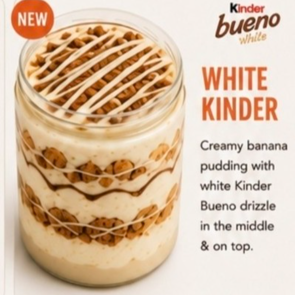 White Kinder Banana Pudding