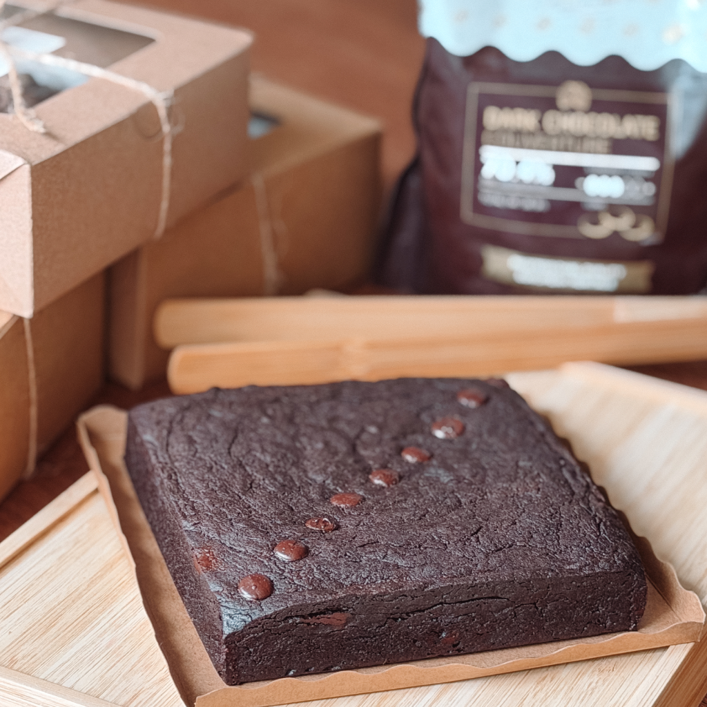 The comfort series - Eggless brownies