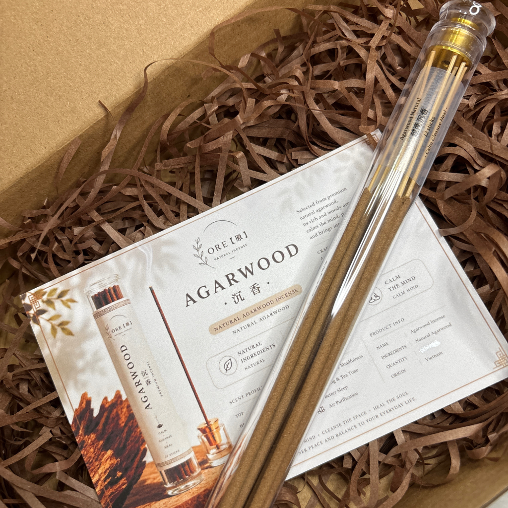 Agarwood Natural Incense Stick (12s)
