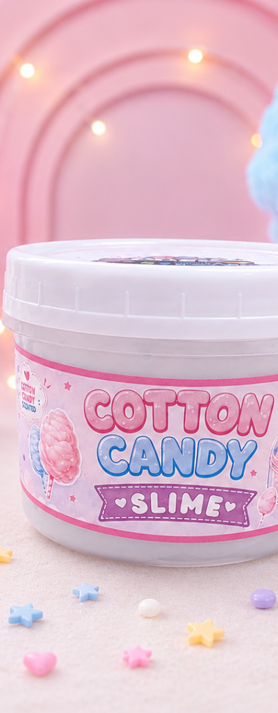 [Borax-Free] Cotton Candy Scented Slime | Handmade Frosting Slime | Thick Fluffy Texture | SG Local Ready Stock