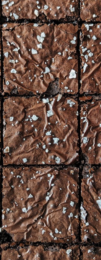 8" Salted Black Cocoa Brownies