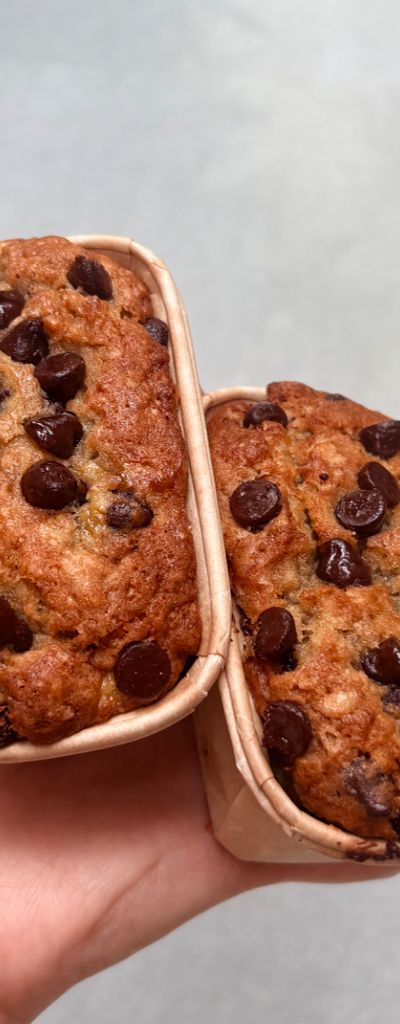 Personal Size Chocolate Banana Bread