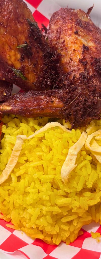 1 pax Nasi Kuning Ayam Berempah