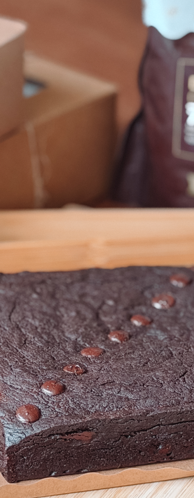 The comfort series - Eggless Brownies