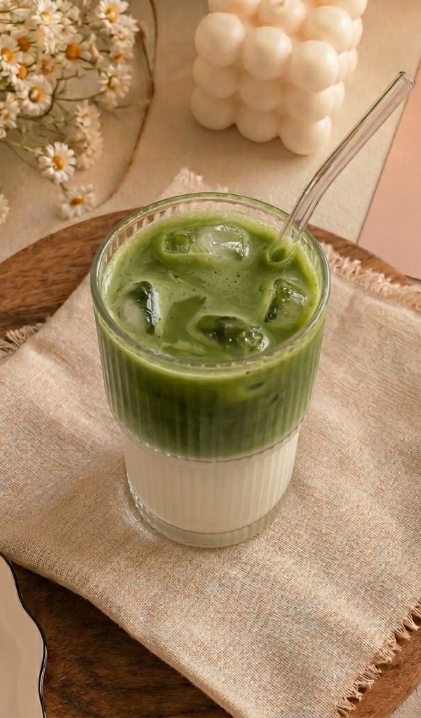 Iced Matcha Latte - Fresh Milk